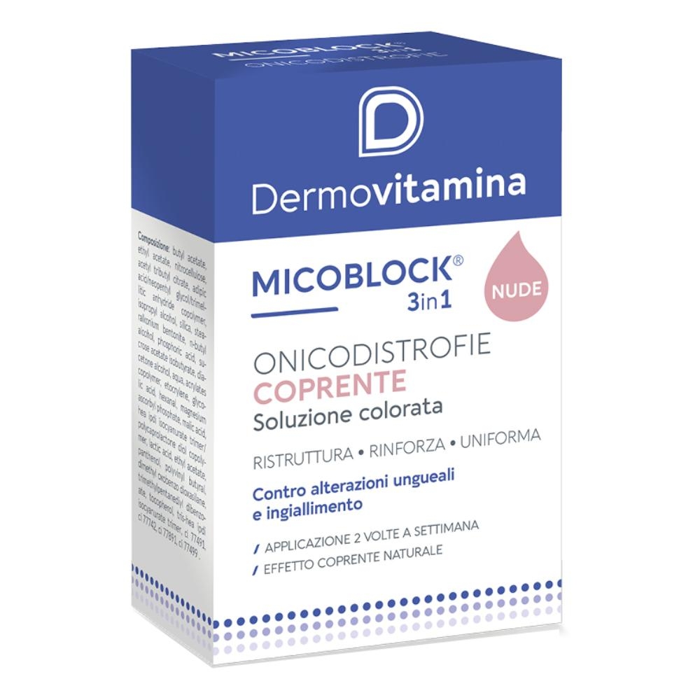DERMOVITAMINA MICOBLOCK 3 IN 1 ONICODISTROFIE CAMOUFLAGE 8 ML NUDE