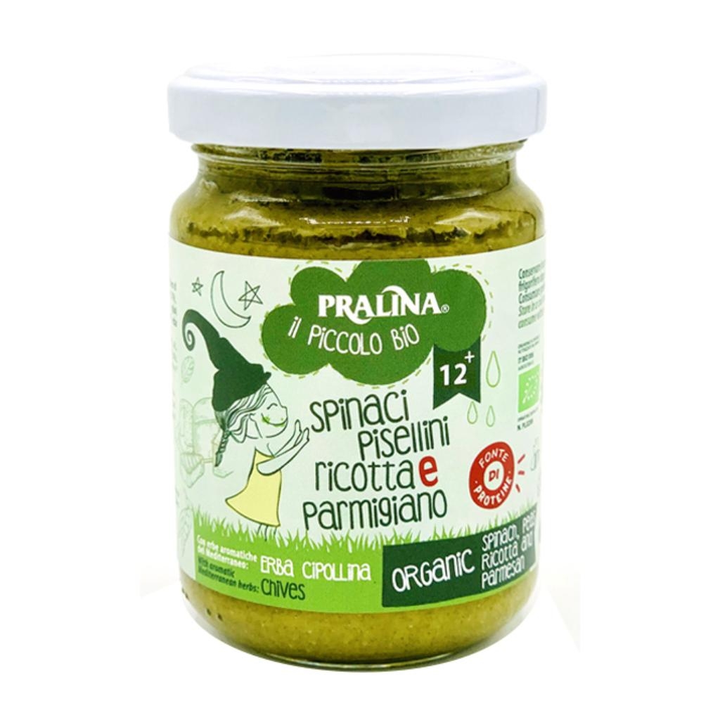 IL PICCOLO BIO SPINACI PISELLINI RICOTTA PARMIGIANO 130 G