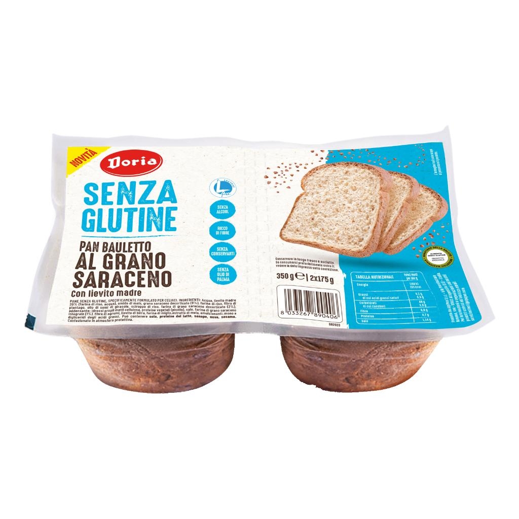 DORIA PAN BAULETTO GRANO SARACENO 2X175 G