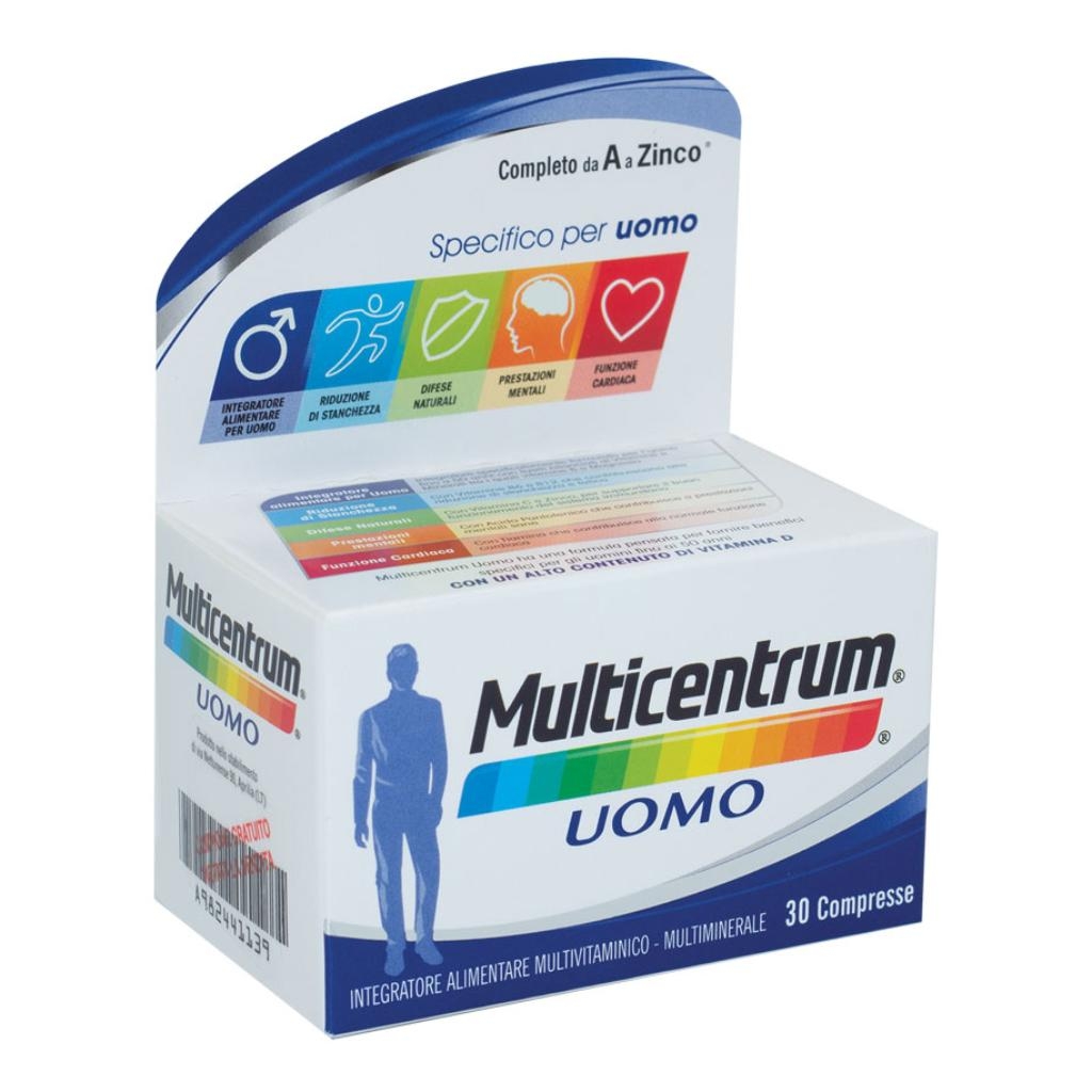 MULTICENTRUM UOMO 30 COMPRESSE