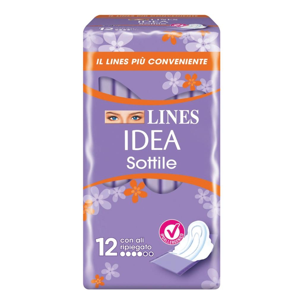 LINES IDEA SOTTILI RIPIEGATI ALI 12 PEZZI