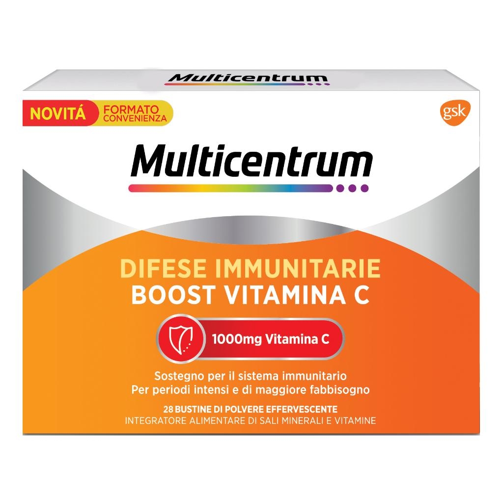 MULTICENTRUM DIFESE IMMUNITARIE BOOST VITAMINA C 28 BUSTINE