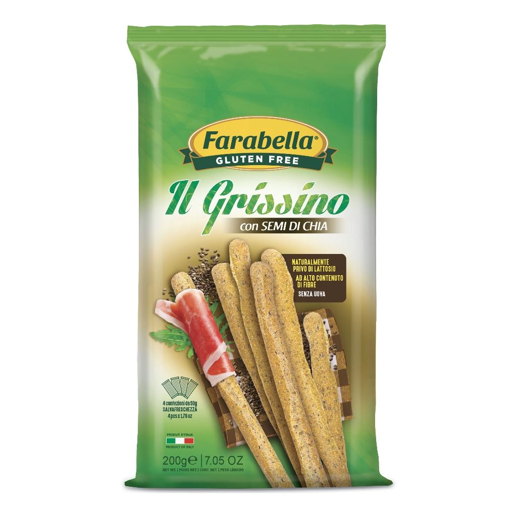 FARABELLA GRISSINI CON SEMI DI CHIA 200 G