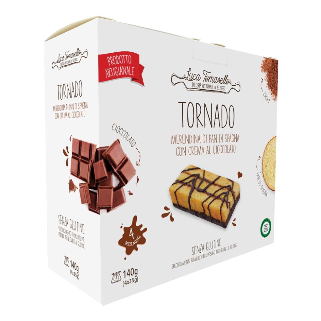 TORNADO MERENDINA AL CIOCCOLATO 140 G