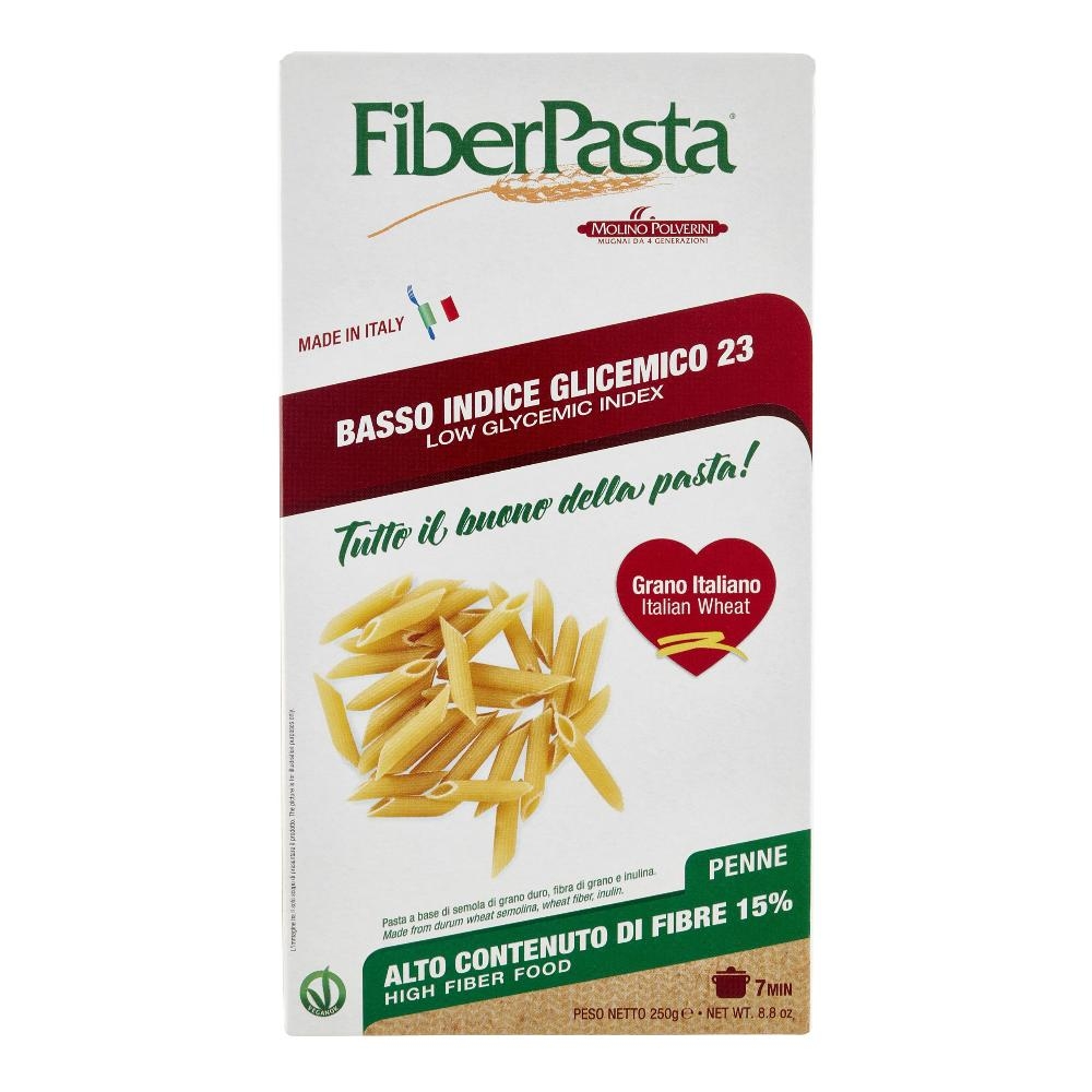 FIBERPASTA PENNE BASSO INDICE GLICEMICO 250 G