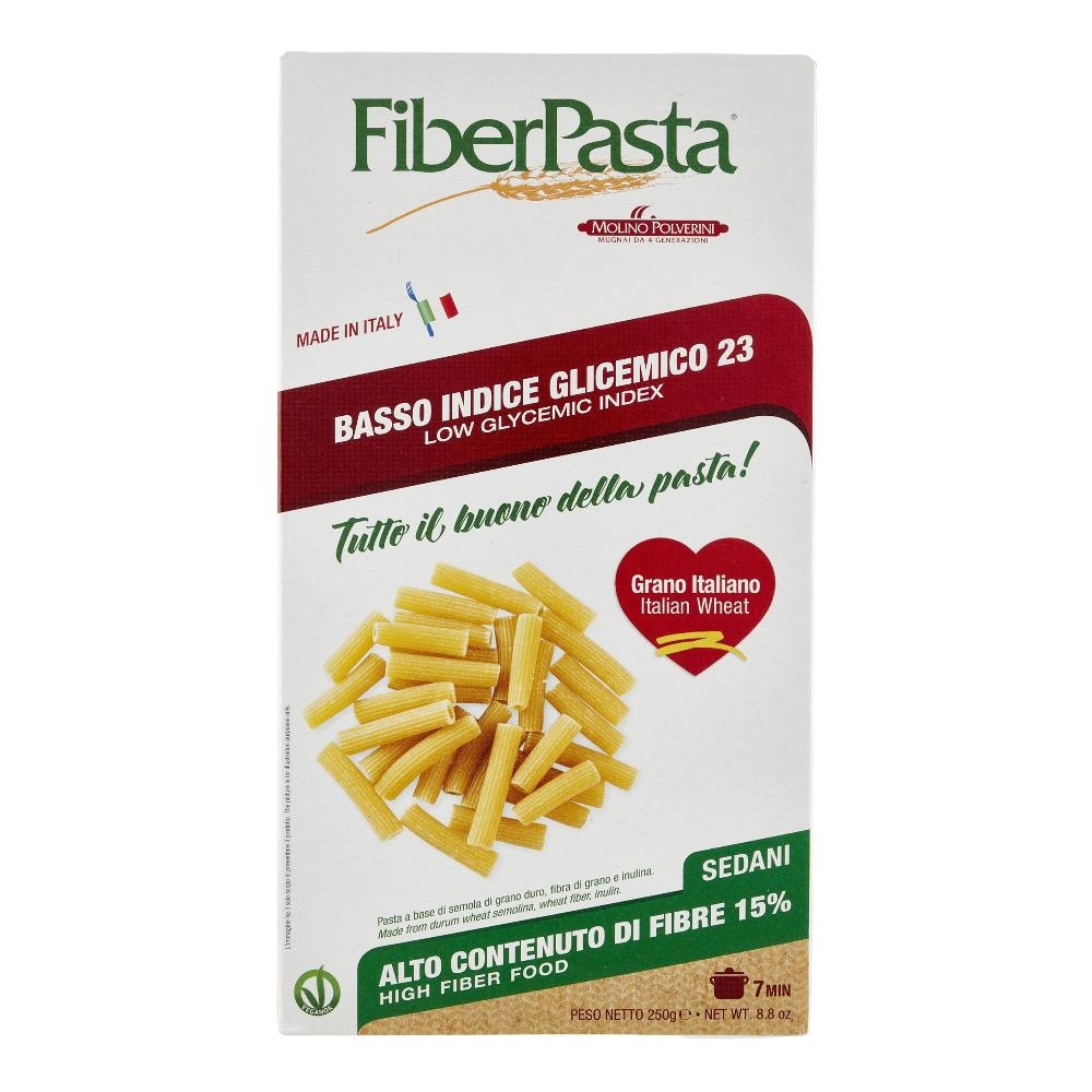 FIBERPASTA SEDANI BASSO INDICE GLICEMICO 250 G