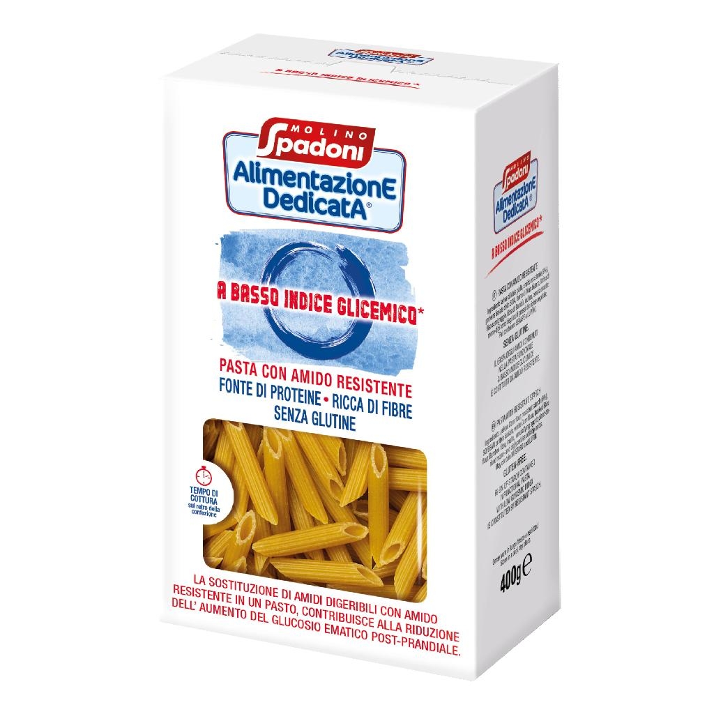 ALIMENTAZIONE DEDICATA PENNE BASSO INDICE GLICEMICO SENZA GLUTINE 400 G