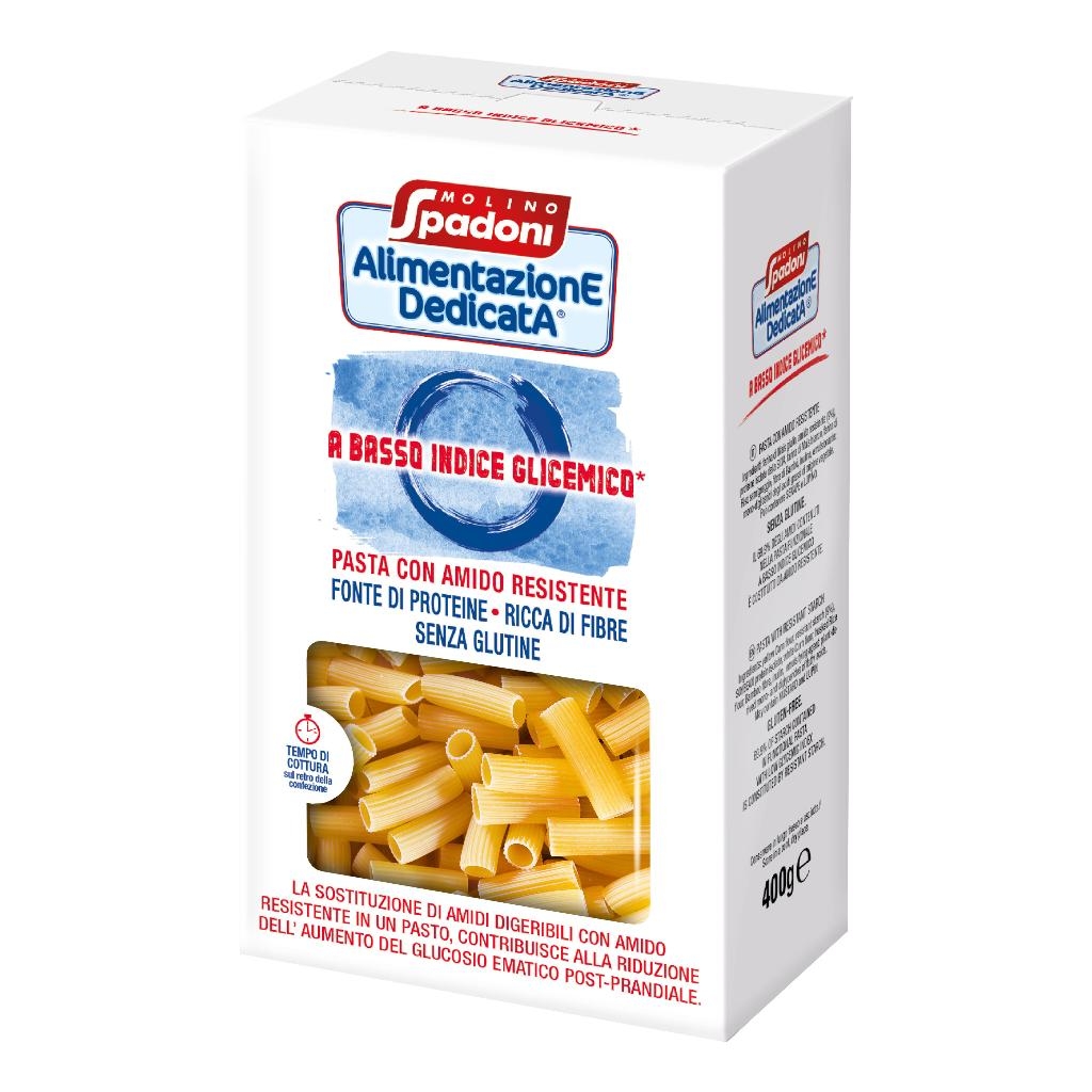 ALIMENTAZIONE DEDICATA MACCHERONI BASSO INDICE GLICEMICO SENZA GLUTINE 400 G