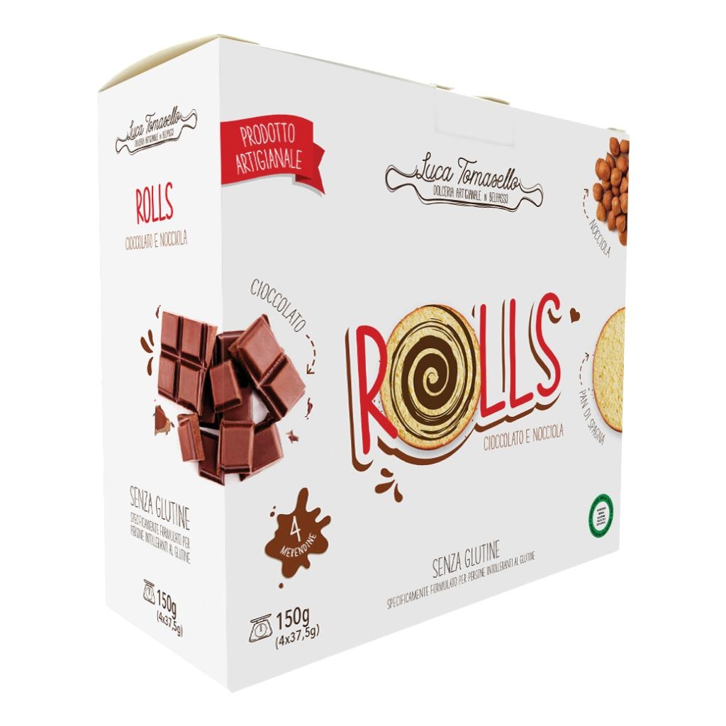 ROLLS MERENDINA CIOCCOLATO NOCCIOLA 150 G