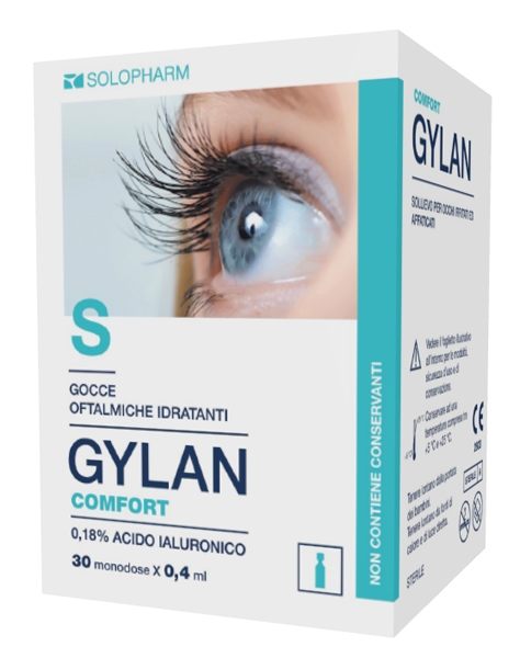 GYLAN COMFORT GOCCE OFTALMICHE 30 TUBETTI MONOUSO DA 0,4 ML