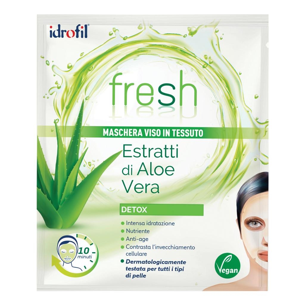 MASCHERA VISO TESSUTO FRESH 20 PEZZI