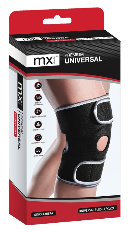 MX HEALTH PISPO GINOCCHIERA GOMMA SBR MX PREMIUM UNIVERSAL MISURA UNI+ L/XL/XXL