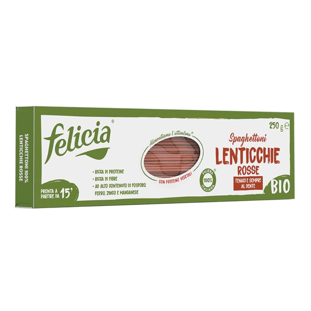 FELICIA SPAGHETTONI LENTICCHIE ROSSE 250 G