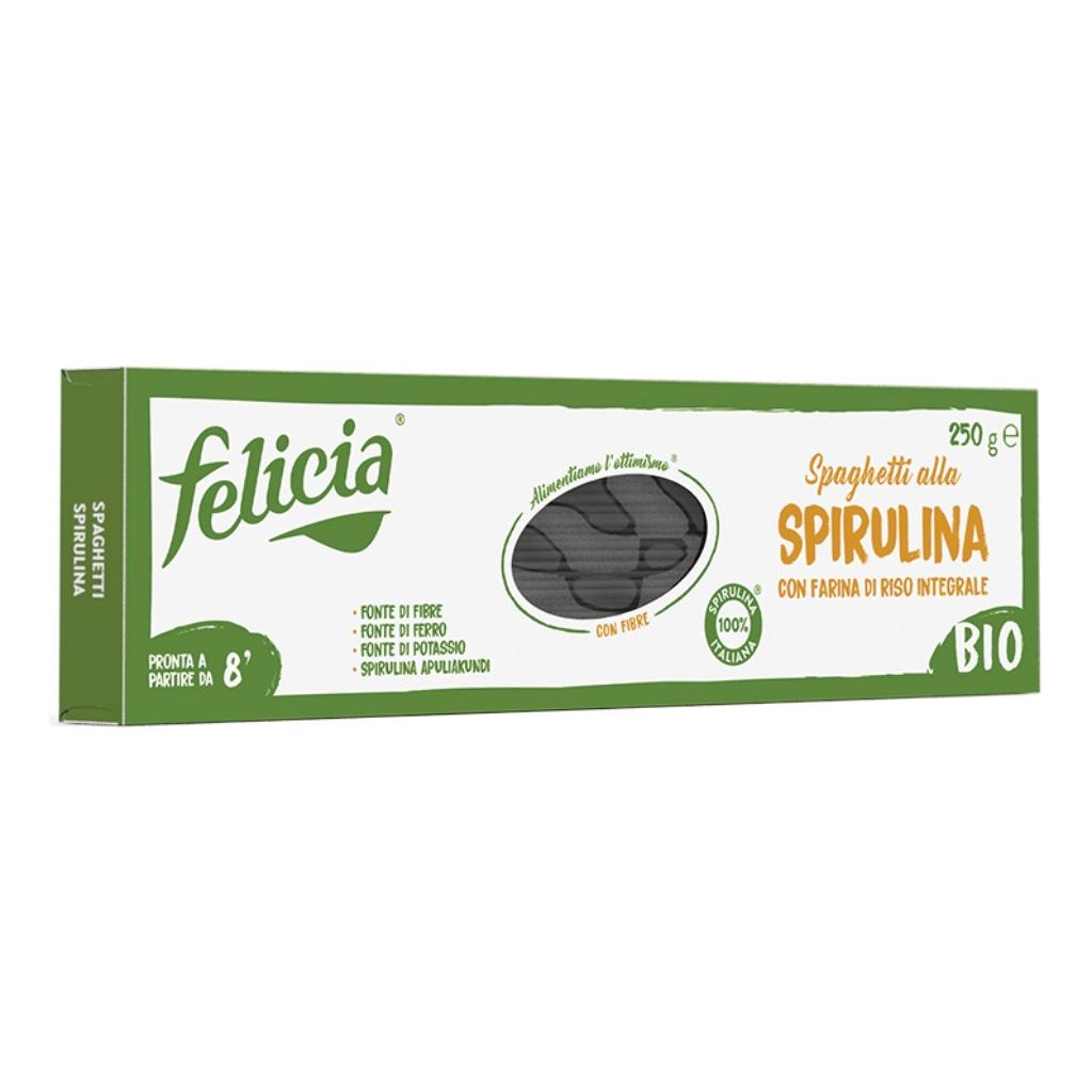 FELICIA SPAGHETTI SPIRULINA 250 G