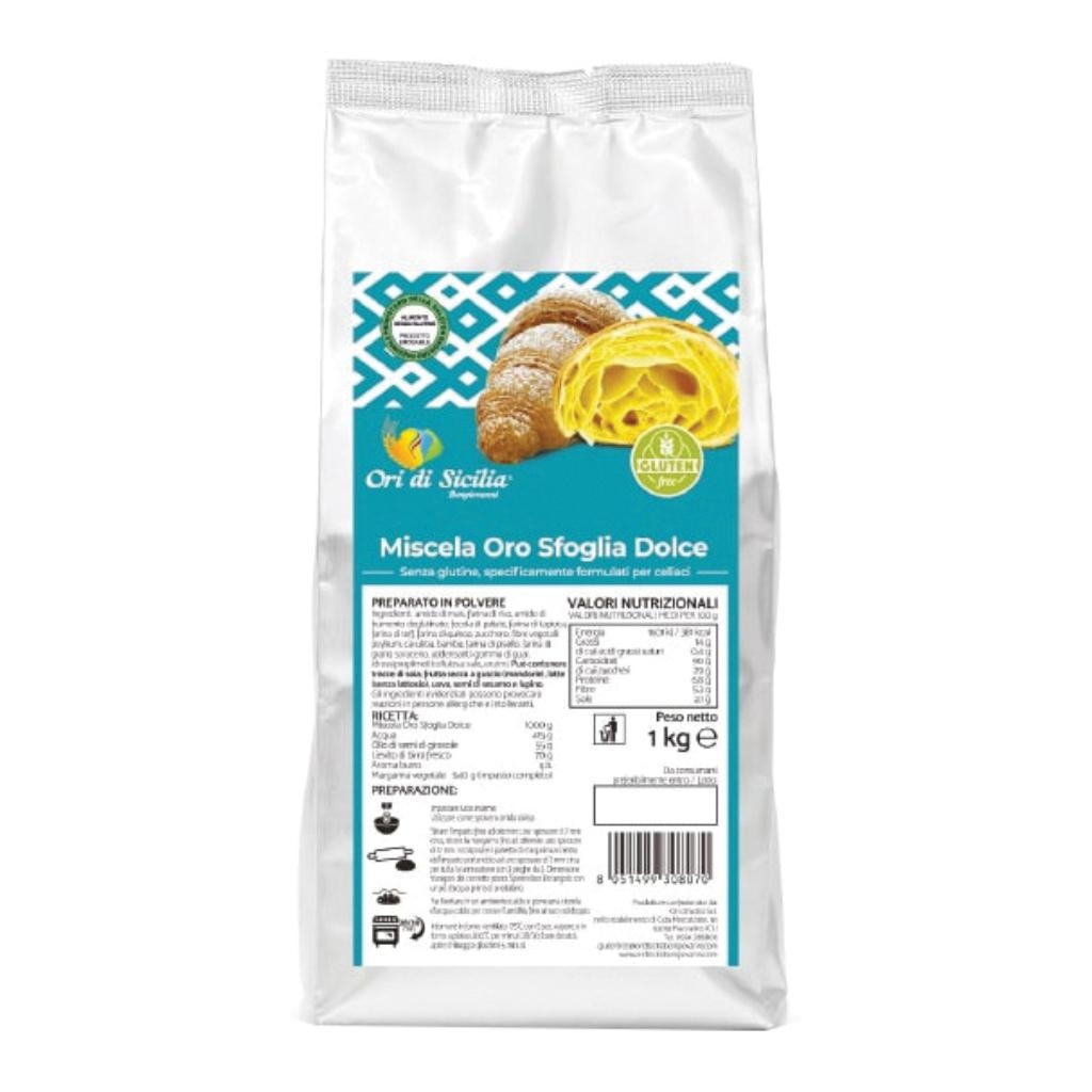 ORI DI SICILIA MIX ORO SFOGLIA DOLCE BASE MAIS 1 KG