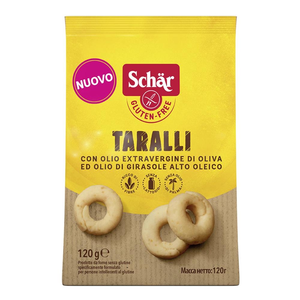 SCHAR TARALLI SENZA LATTOSIO 120 G