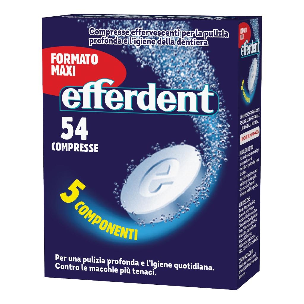 EFFERDENT 54 COMPRESSE EFFERVESCENTI