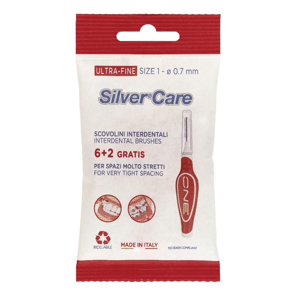 SILVERCARE SCOVOLINO INTERDENTALE ULTRA-FINE SIZE 1