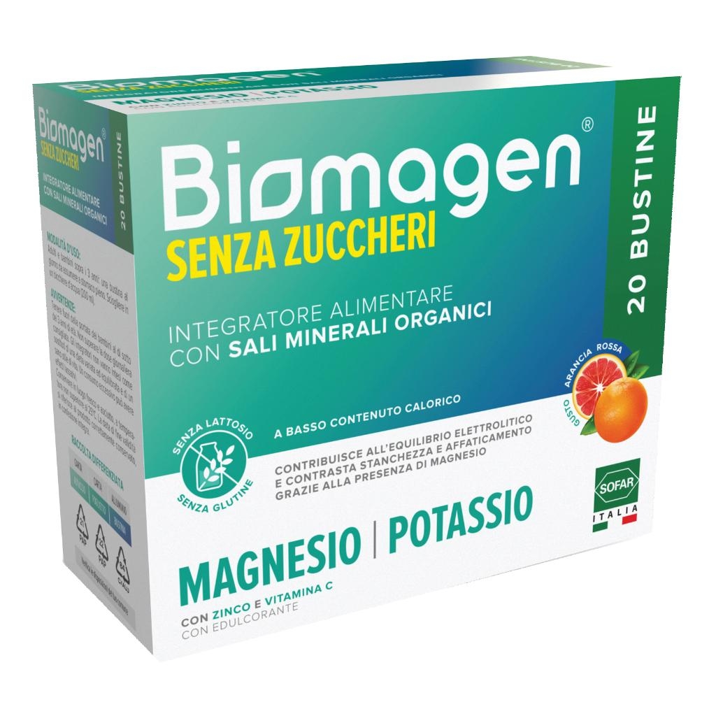 BIOMAGEN SENZA ZUCCHERI 20 BUSTINE