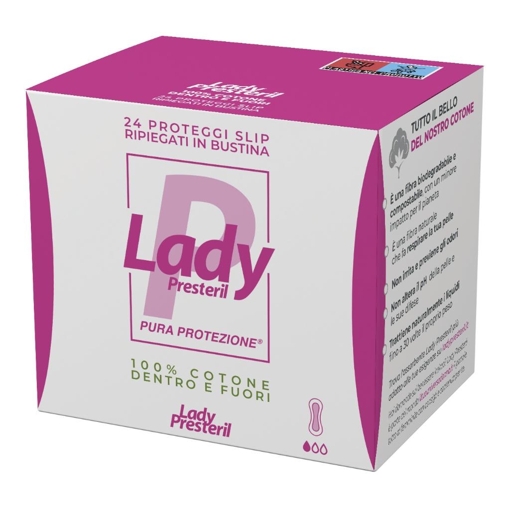 LADY PRESTERIL PROTEGGI SLIP STESI BIODEGRADABILI 24 PEZZI