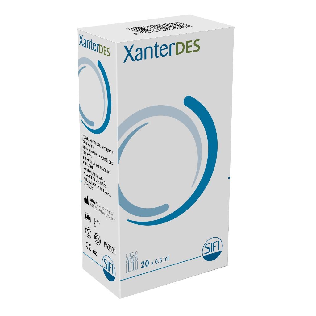 XANTERDES SOLUZIONE OFTALMICA 20 FLACONCINI MONODOSE DA 0,3 ML