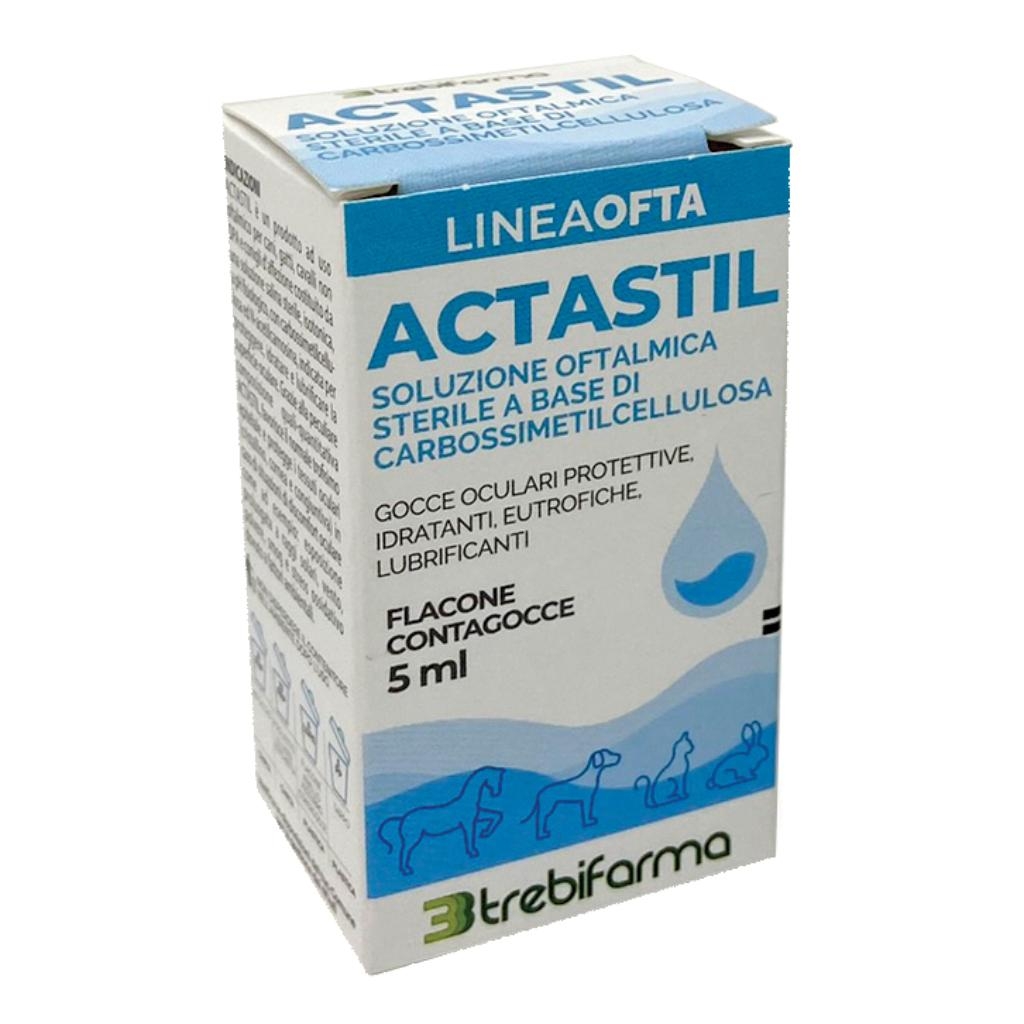 ACTASTIL SOLUZIONE OFTALMICA GOCCE OCULARI PROTETTIVE IDRATANTI EUTROFICHE LUBRIFICANTI 5 ML