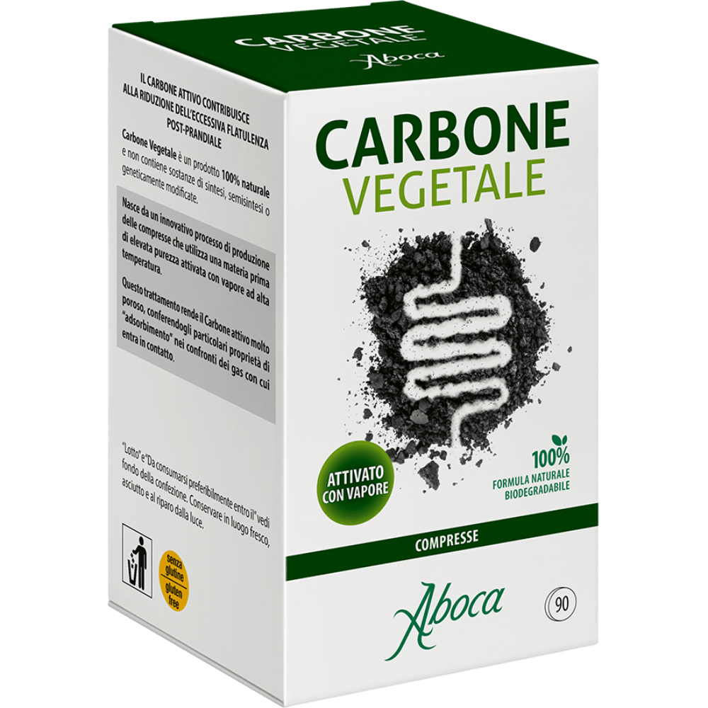 CARBONE VEGETALE 90 COMPRESSE