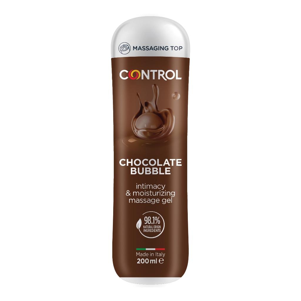 CONTROL BUBBLE CHOCOLATE MASSAGE GEL 3 IN 1 200 ML