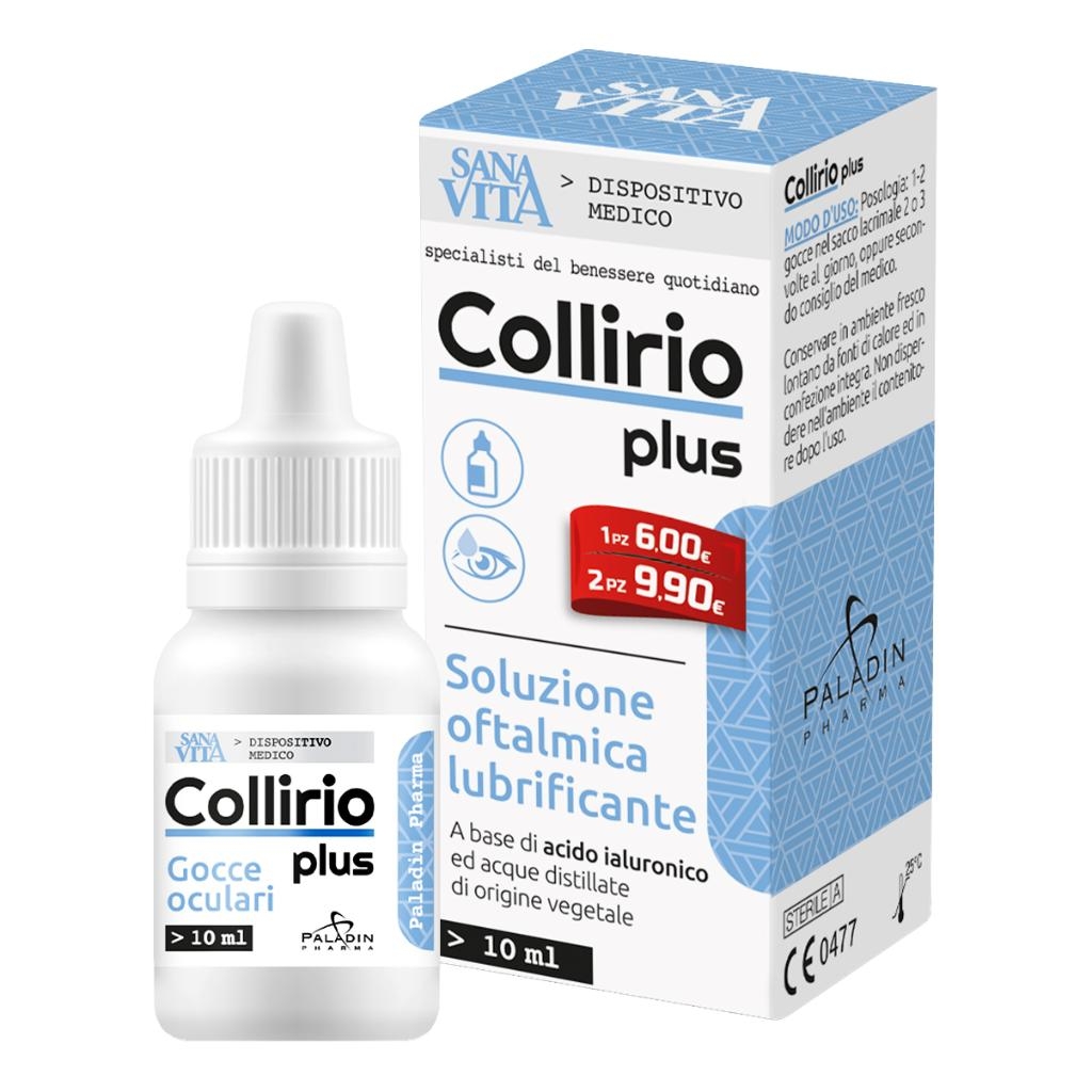 GOCCE OCULARI SANAVITA COLLIRIO PLUS 10 ML