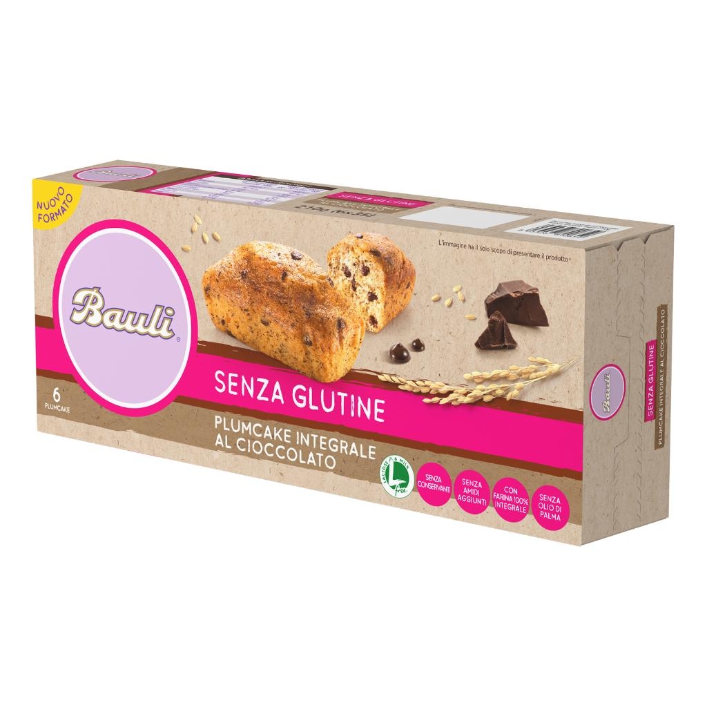 BAULI PLUMCAKE INTEGRALE CIOCCOLATO 6X35 G