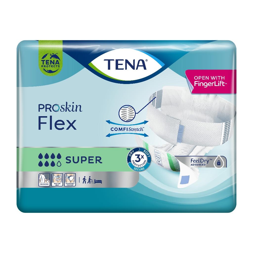 PANNOLONE PER INCONTINENZA TENA FLEX SUPER EXTRALARGE 30 PEZZI