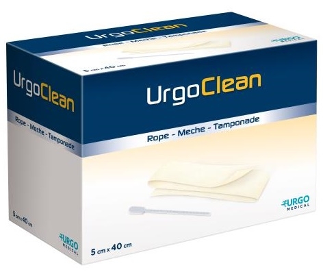 MEDICAZIONE TNT ASSORBENTE GELIFICANTE URGOCLEAN ROPE 5X40 CM 5 PEZZI