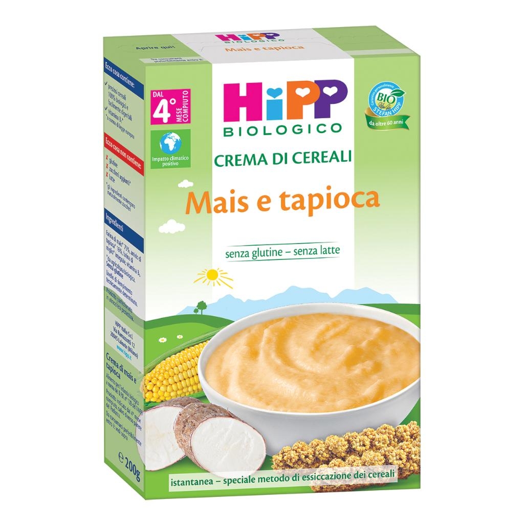 HIPP BIO CREMA CEREALI MAIS/TAPIOCA 200 G