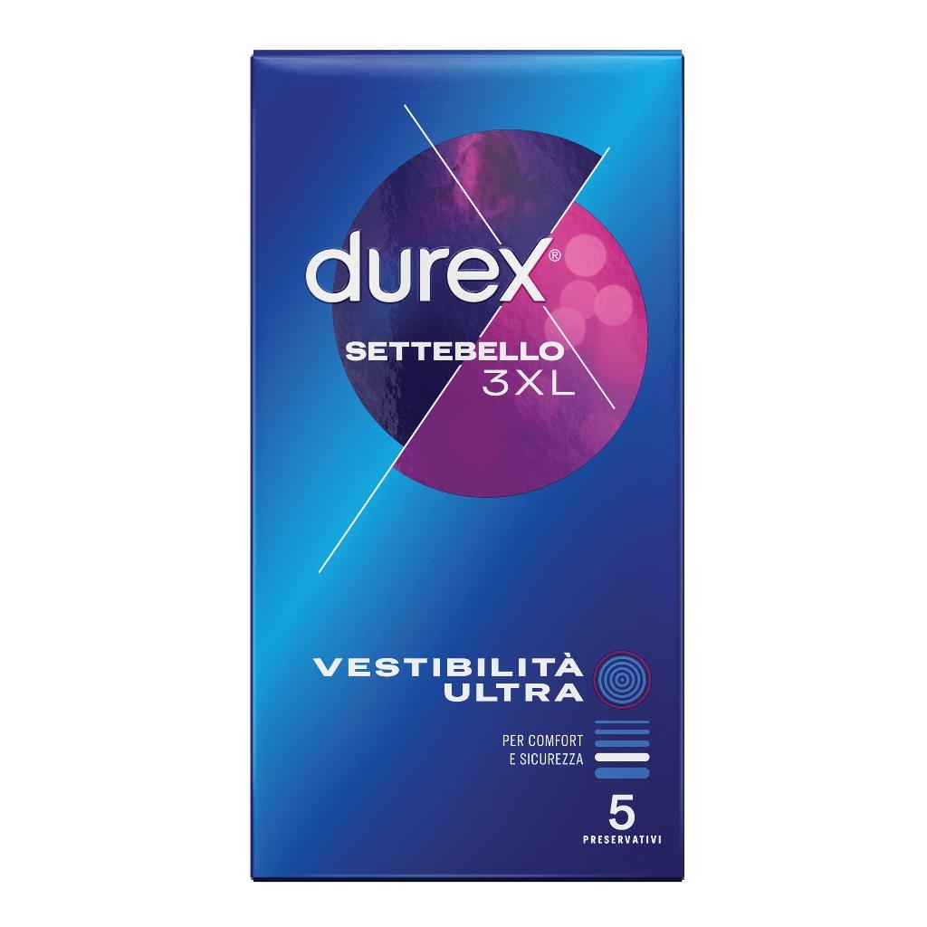 PRESERVATIVO DUREX 3XL VESTIBILITA' ULTRA 5 PEZZI