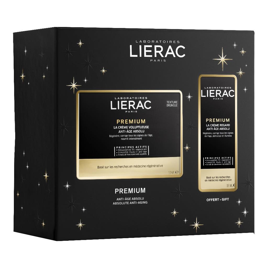 LIERAC COFFRET PREMIUM VOLUPTUOUS CREAM 50 ML + EYES 15 ML OFFERED