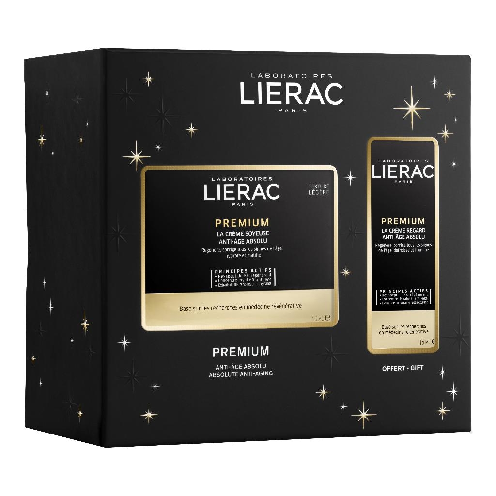 LIERAC COFFRET PREMIUM SILKY CREAM 50 ML + EYES 15 ML OFFERED