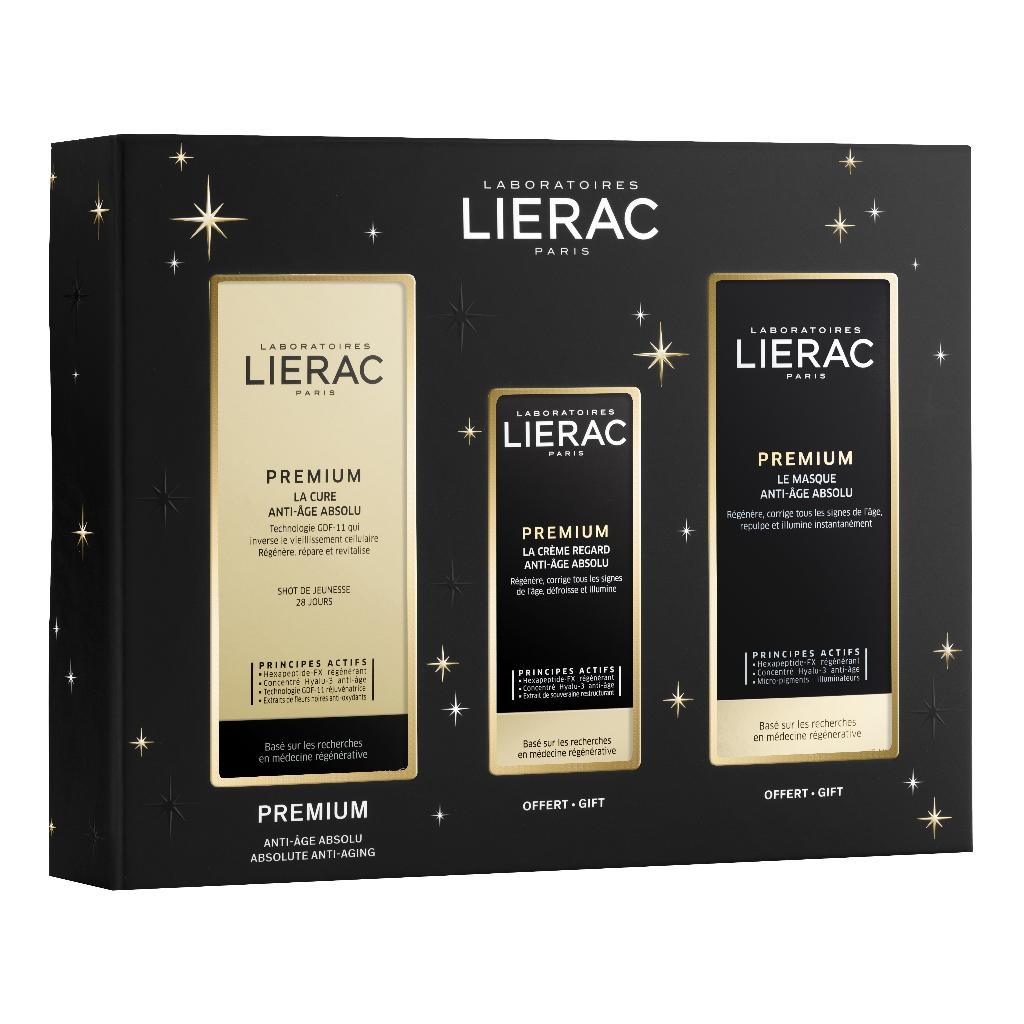 LIERAC COFFRET PREMIUM CURE 30 ML + OCCJI 15 ML + MASCHERA 75 ML OFFERED