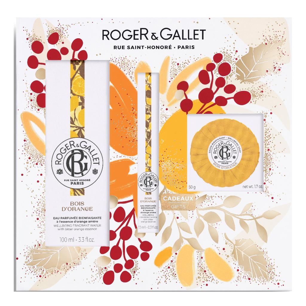 ROGER&GALLET B-ORANGE SET NOEL 22 EAU DE TOILETTE 100 ML + EAU DE TOILETTE 10 ML + SAPONETTA 50 G