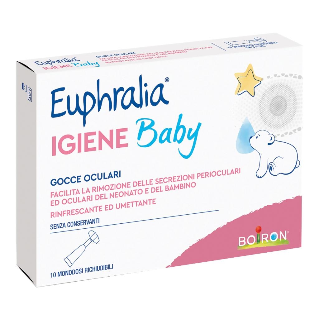 GOCCE OCULARI EUPHRALIA IGIENE BABY 10 MONODOSE RICHIUDIBILI X 0,5 ML