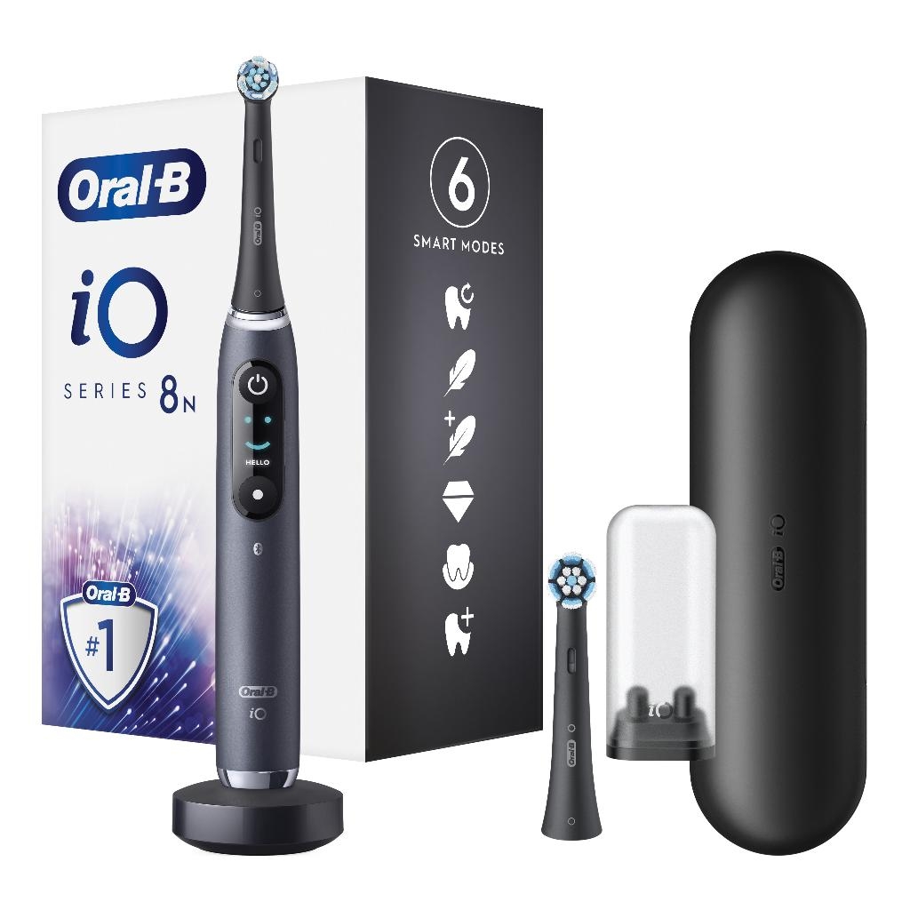 ORAL-B IO 8 BLACK SPAZZOLINO ELETTRICO + 2 REFILL