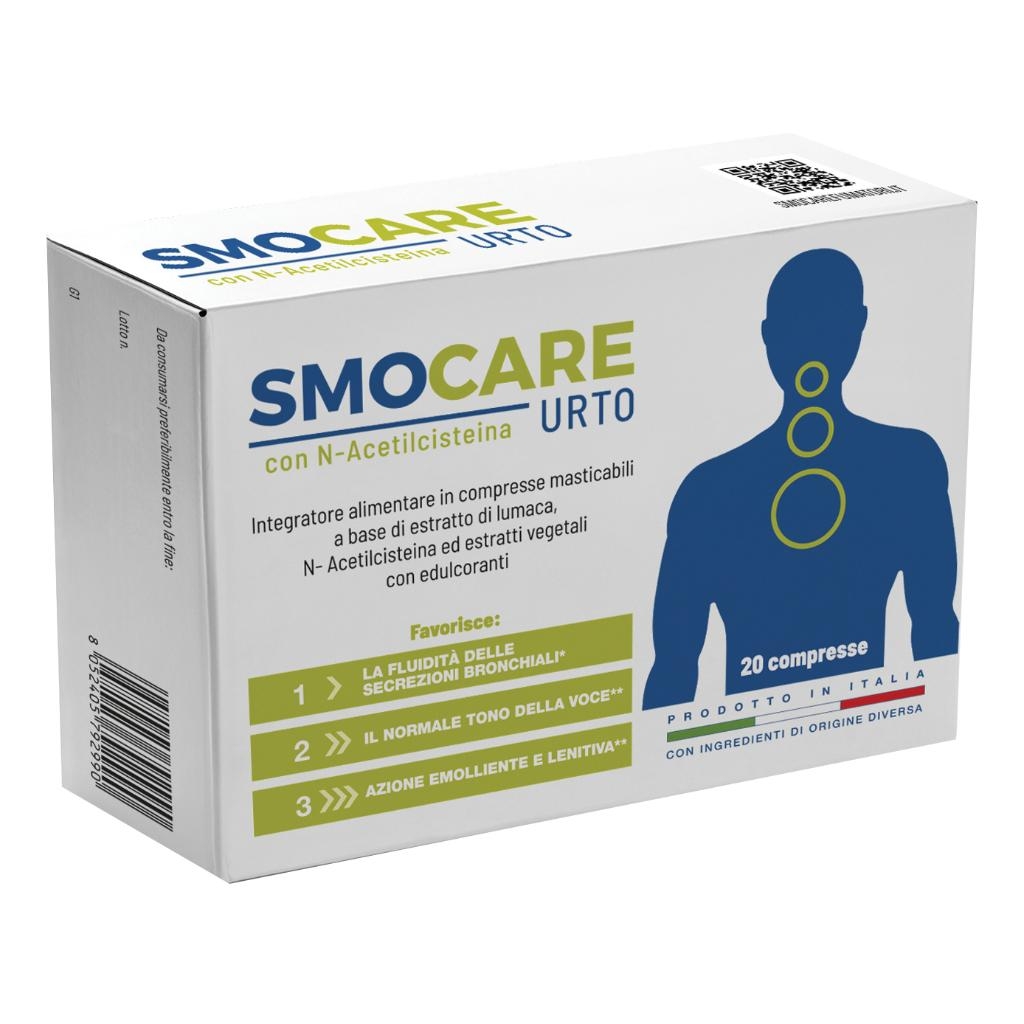 SMOCARE FUMATORI URTO 20 COMPRESSE CON N-ACETILCISTEINA