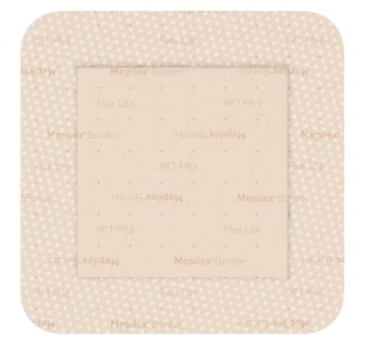 MEDICAZIONE IN SCHIUMA DI POLIURETANO MEPILEX BORDER FLEX LITE 4X5 CM 10 PEZZI
