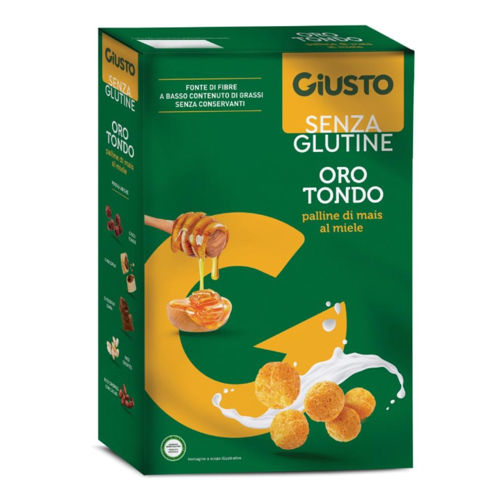 GIUSTO SENZA GLUTINE ORO TONDO MIELE 250 G