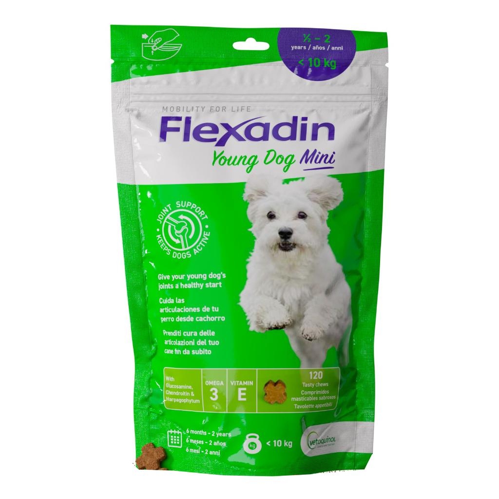 FLEXADIN YOUNG DOG MINI 120 TAVOLETTE APPETIBILI