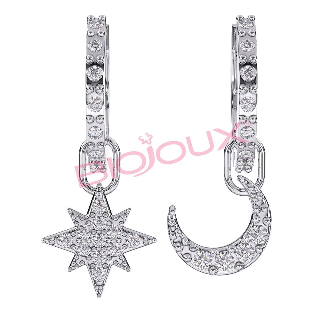 BJT280 ORECCHINI GEORGIA STAINLESS STEEL