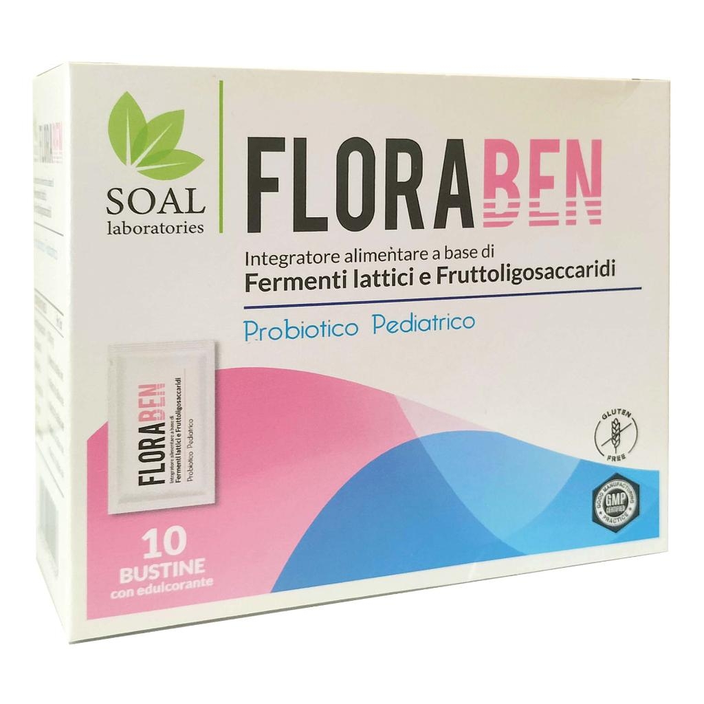 FLORABEN PEDIATRICO 10 BUSTINE