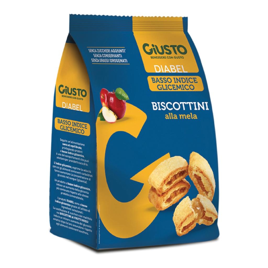 GIUSTO DIABEL BISCOTTINI MELA 250 G