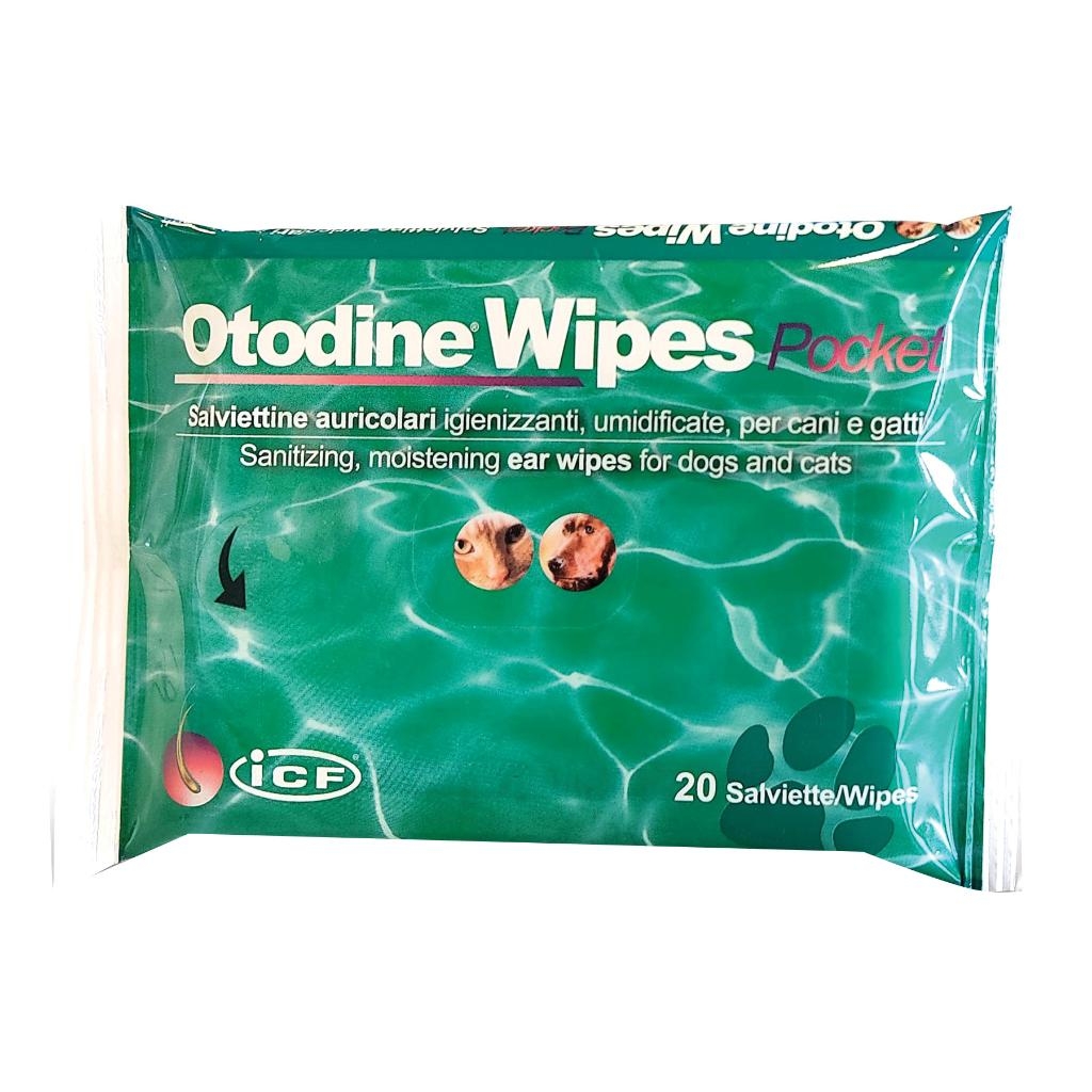 OTODINE WIPES POCKET 20 PEZZI