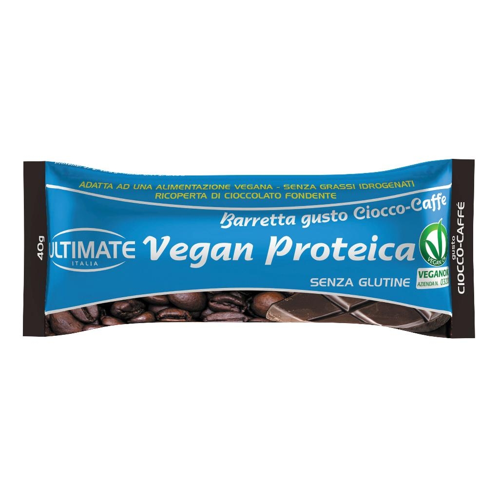 ULTIMATE BARR VEGAN PROTEICA CIOCCO CAFFE' 1 PEZZO 40 G