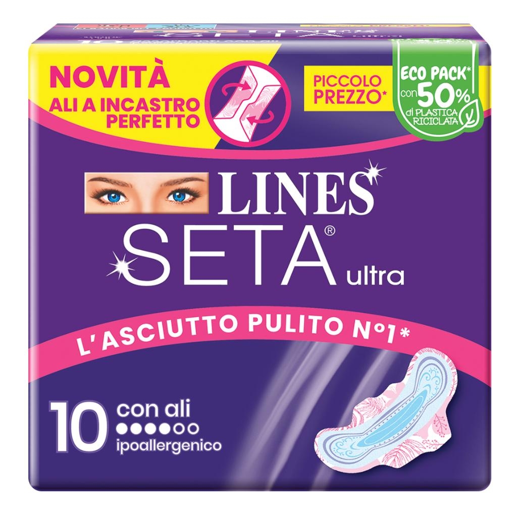 LINES SETA ULTRA ASSORBENTI ALI DWCT 10 PEZZI